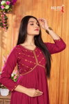 Adah By Deecee Heavy Rayon Plain Designer Kurtis Catalog
